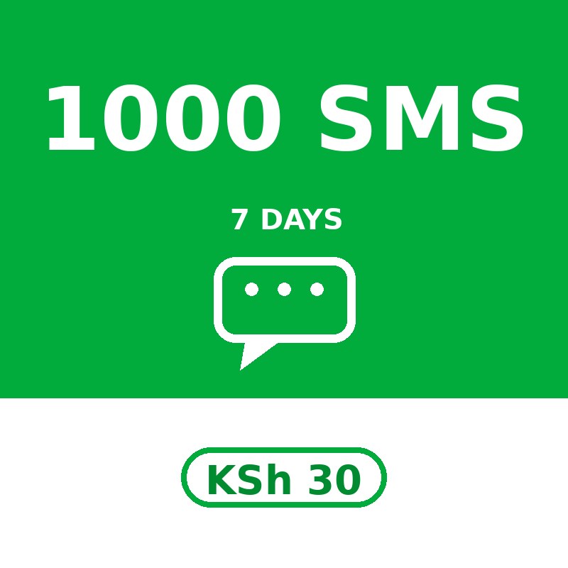 1000 SMS · 7 Days