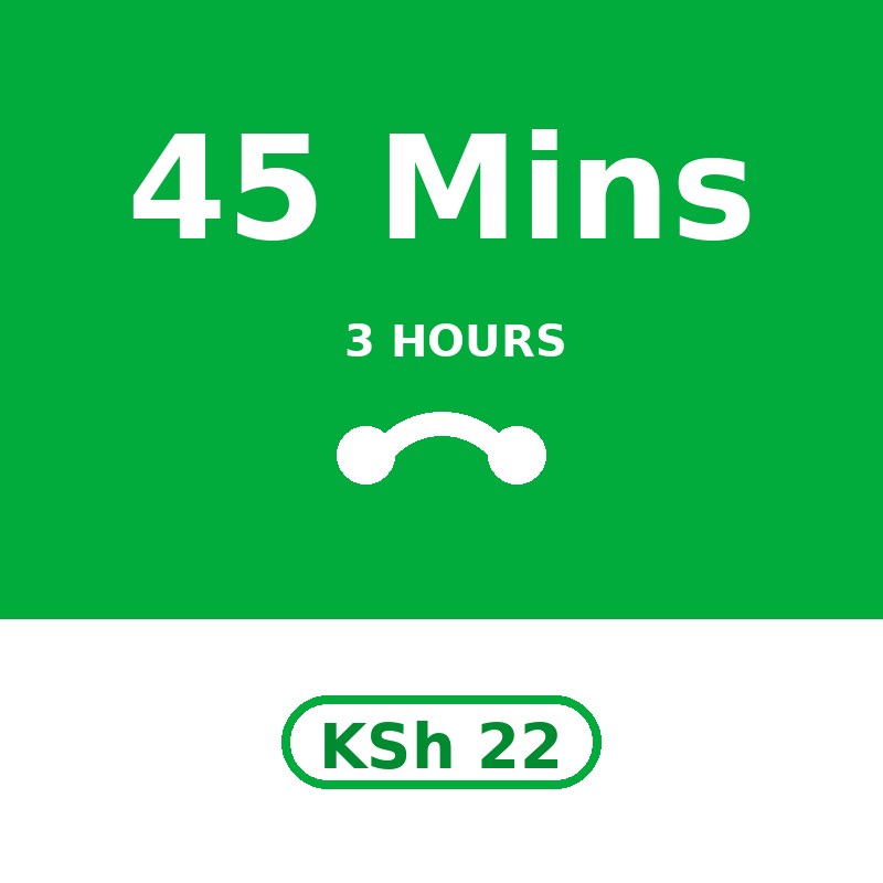 45 Mins · 3 Hours