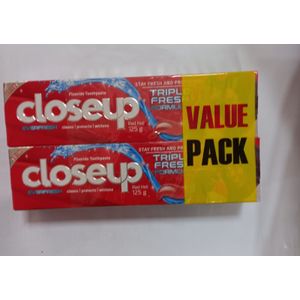 Red Hot Deep Action Gel Toothpaste 125g Value Pack