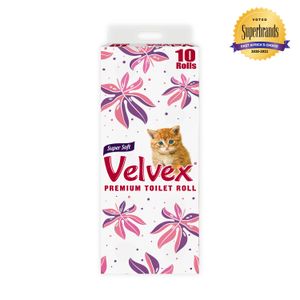 Toilet Paper Printed Pink 10s Unwrapped