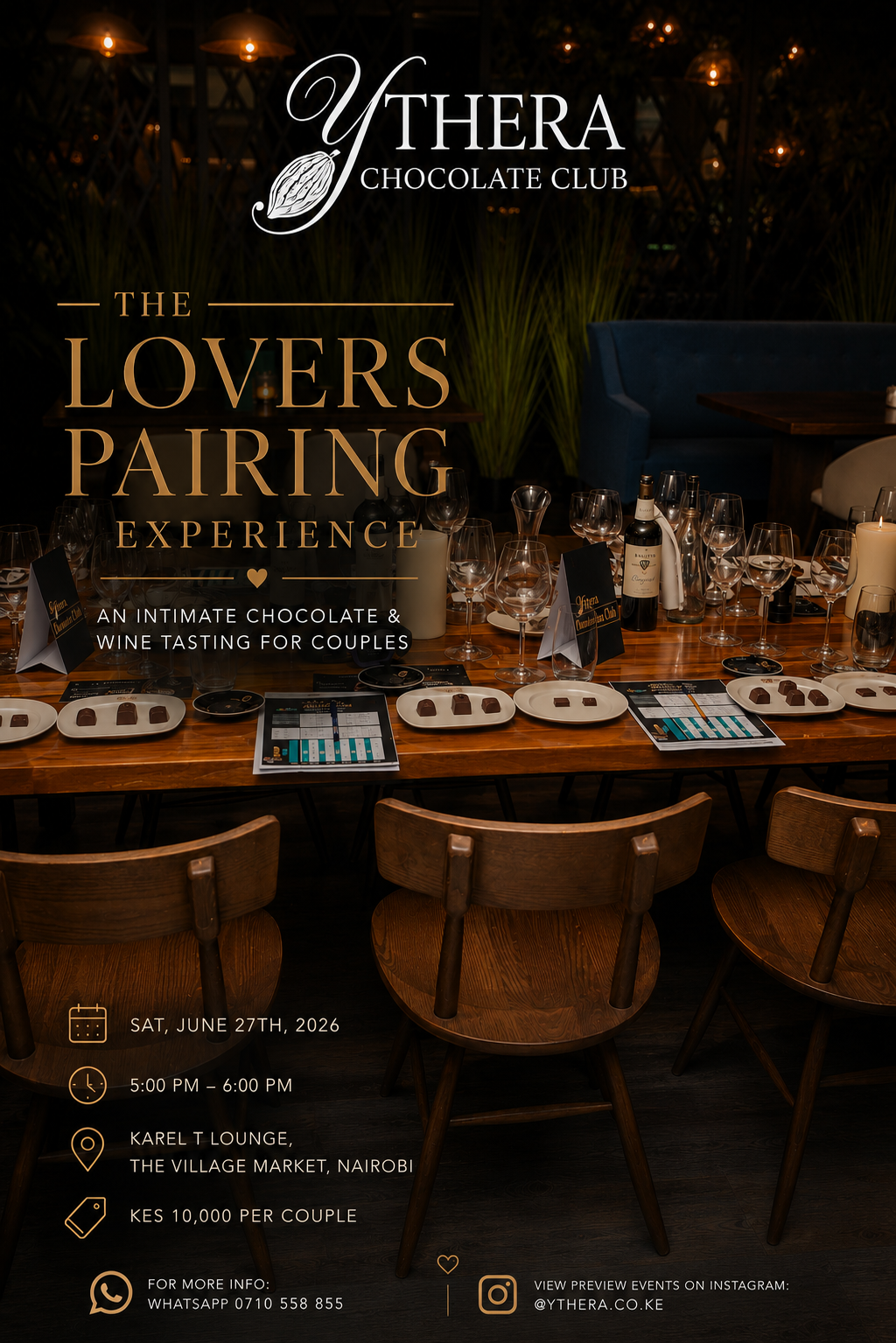 🍷 THE LOVERS PAIRING EXPERIENCE